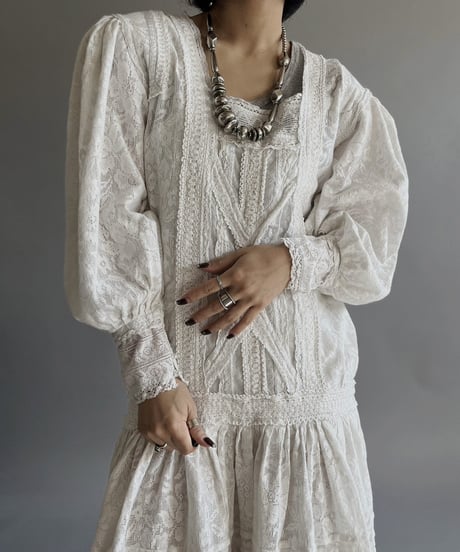 【USED】 Lace Long One-Piece/240127-005