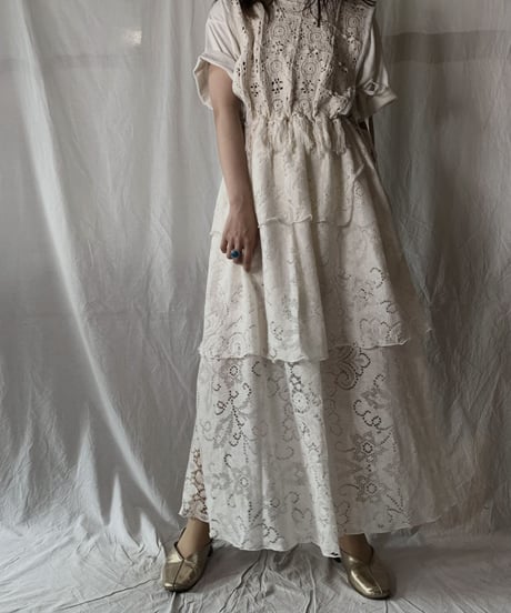 【RE;CIRCLE】 RE Crochet N/S One-piece②/210630-019