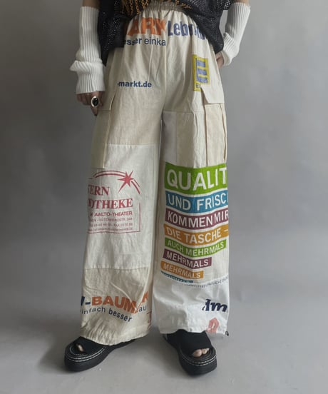 【RE;CIRCLE】RE Eco-Friendly Bag Rraw Cord Pants / 230427-027