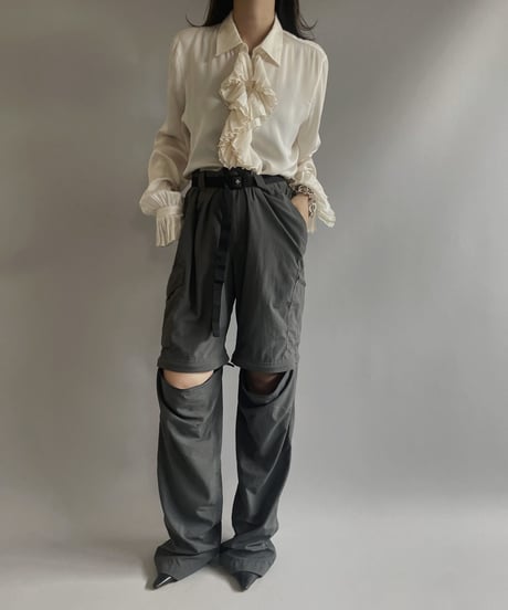 【USED】 Ralph Lauren L/S frill Shirt / 230708-025