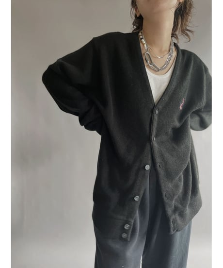 【USED】  IZOD Acrylic Knit Cardigan / 221008-031