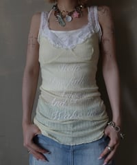 【RE;CIRCLE】 Re Embroidered Camisole Top  /  250724-017