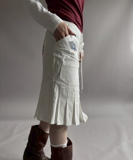 【USED】 I.AM.GIA Lace Up Design Skirt /260418-034