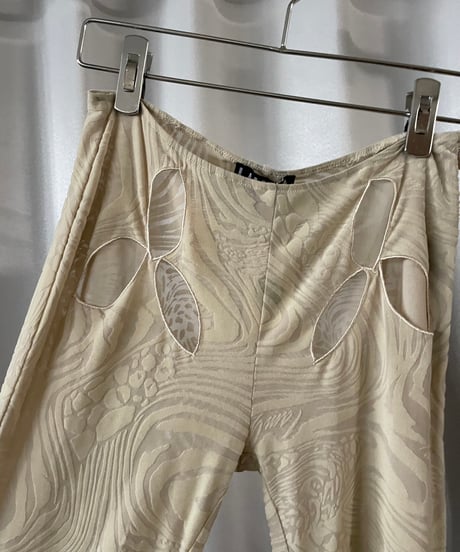 【USED 】I.AM. GIA Patterned Sheer Pants/ 240224-022