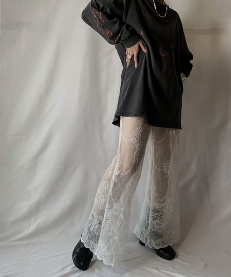 【RE;CIRCLE】 RE Lace Pants⑥/ 210801-072