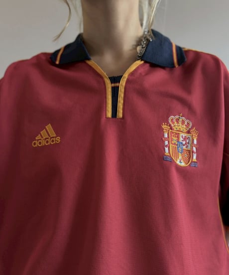 【USED】 00's adidas Spain Soccer Shirt / 260530-020