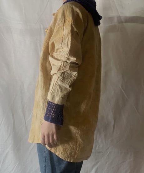 【RE;CIRCLE】Tie Dye Dyeing  Mexican shirt③ /210226-009