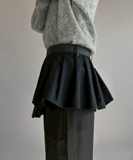 【RE;CIRCLE】 RE Suit Wrap Skirt Mini / 260129-008
