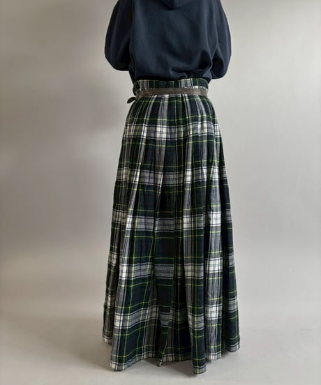 【USED】 Plaid Wrap Skirt / 260117-011