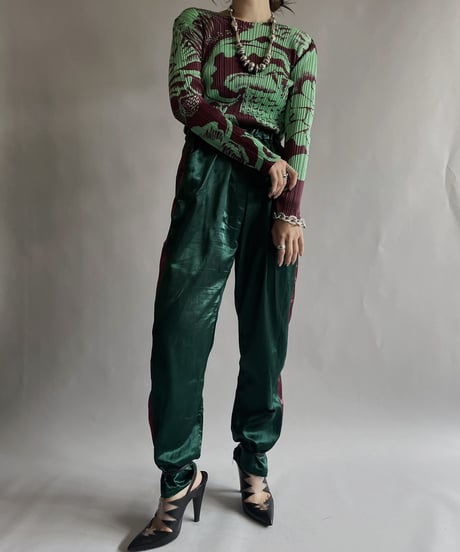 【USED】  Poly Long Sleeved Top / 220924-016