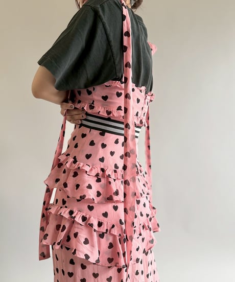 【USED】 Heart Pattern Camisole One-Piece/250510-074