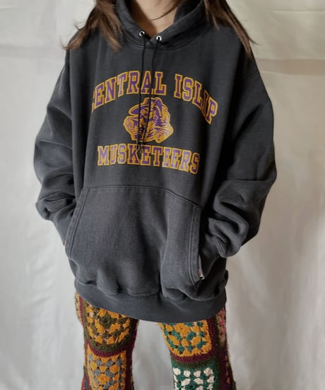 【USED】  Champion Reverse Weave Hoodie CENTRAL ISLIP/210902-025