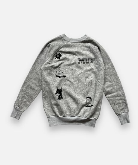 【Mashup Products】 Silk Screen Made in USA I.C.U L/S Sweat top /  240217-018