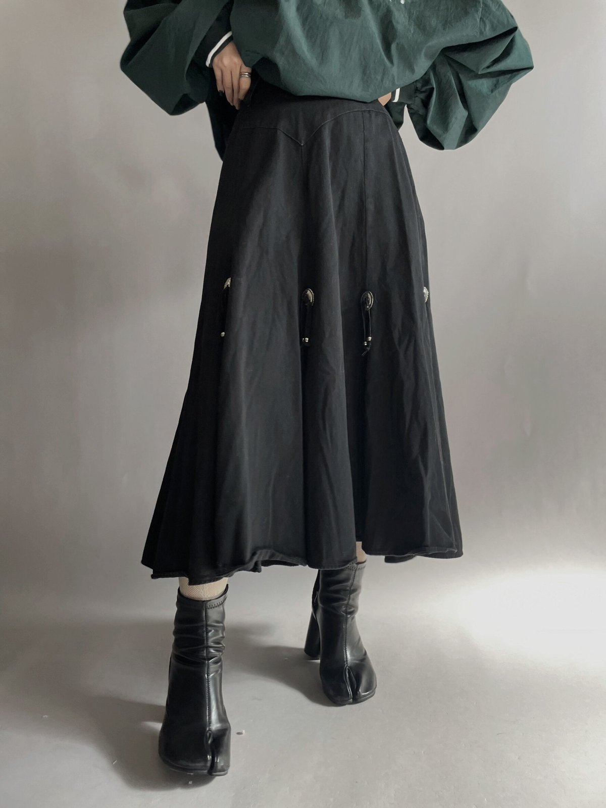 USED】 Circle T By Marilyn Lenox Long Skirt /