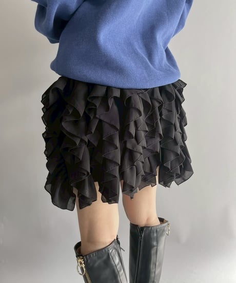 【USED】 DKNY JEANS Frill Skirt / 251108-010