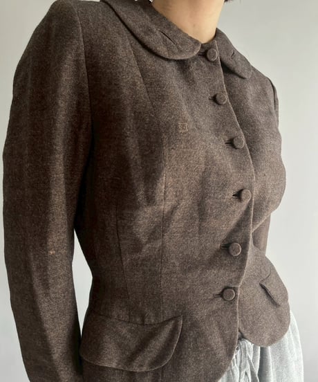 【USED】 Round Collar Jacket / 251108-001