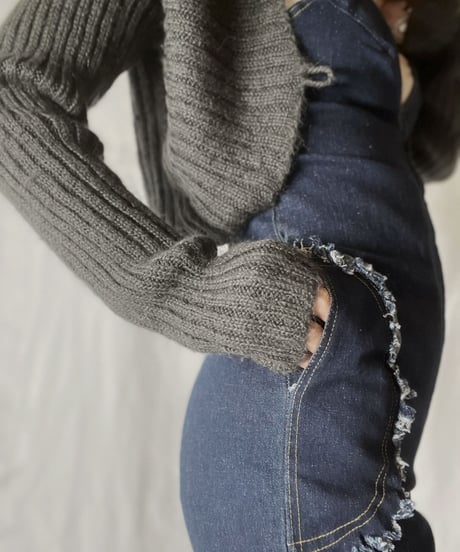 【USED】  Denim N/S All in One/211014-031