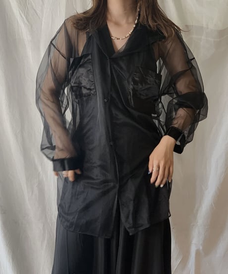 【USED】  See-through Top①/210506-034