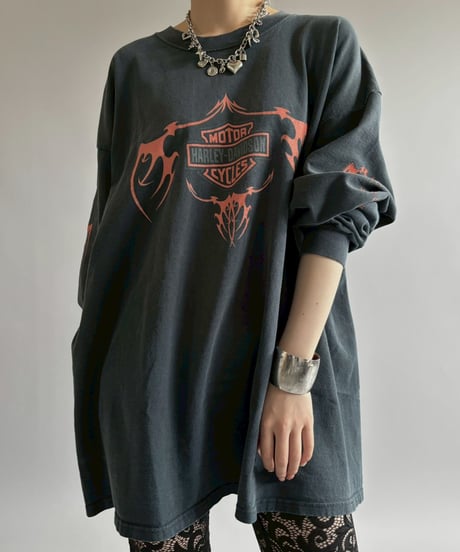 【USED】 HARLEY DAVIDSON L/S T-Shirt / 260627-001