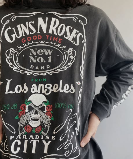 【USED】  Band T-shirt GUNS・N'・ROSES 1991s /230703-015