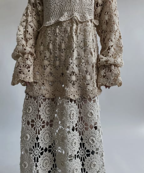 【RE;CIRCLE】 RE Crochet Lace One-piece / 220427-039