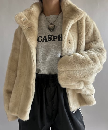【USED】 Fake Fur Jacket /241221-003