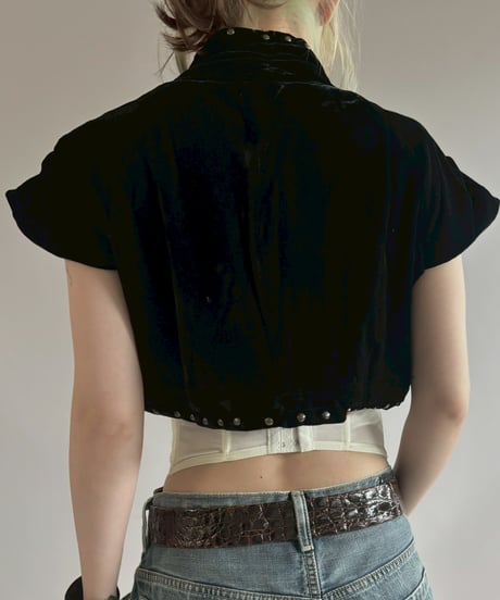 【USED】 Velour S/S Bolero / 260509-018