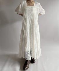 【USED】 Lace Pattern Sheer One-Piece / 250726-027