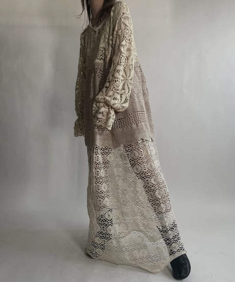 【RE;CIRCLE】 RE Crochet Lace One-piece / 220623-001