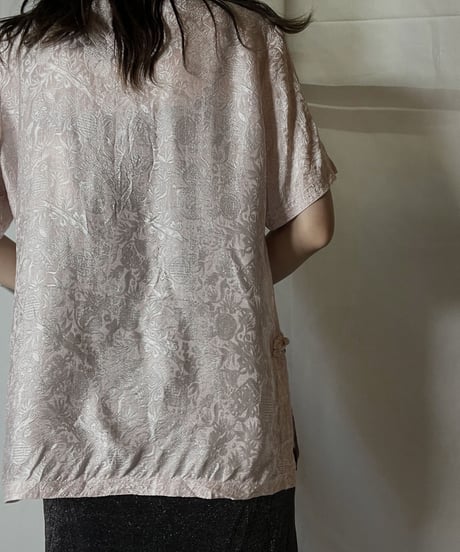 【USED】 Silk Chinese Shirt② /210805-035
