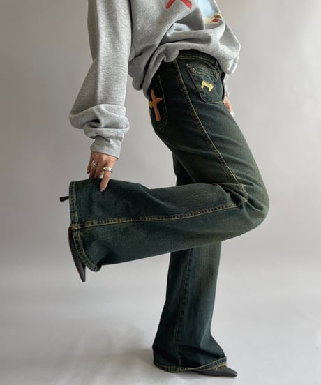 【USED】 END IS NEAR GAP Flare Denim Pants / 241012-012