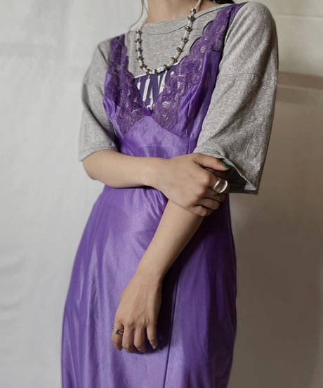【USED】  Poly Camisole One-piece①/20210819-011