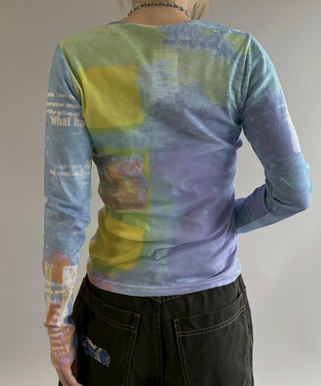 【USED】 cop. copine Design Sheer Top / 260502-021