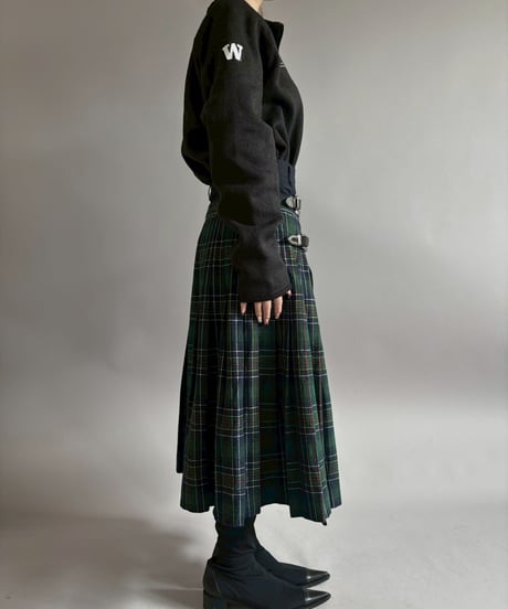 【RE;CIRCLE】 RE Kilt Long Skirt / 260108-001