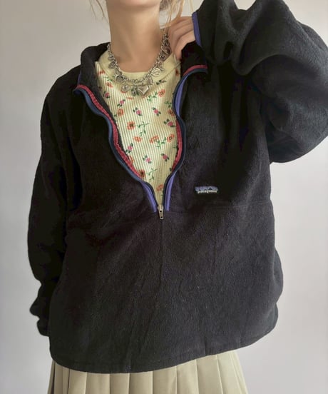 【USED】 Made in USA 99's Patagonia Synchilla Fleece Half Zip Pullover / 260214-008