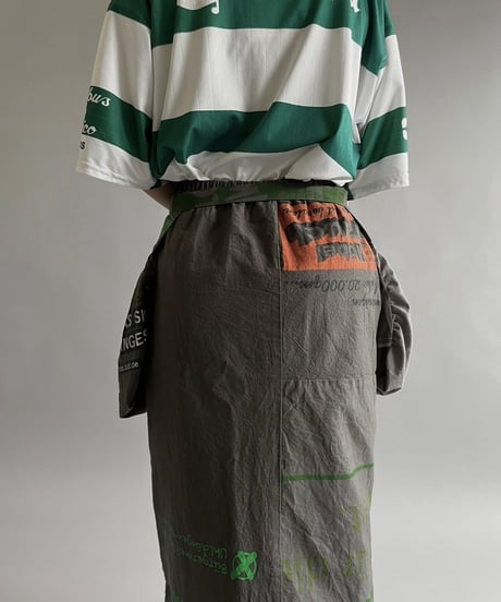 【RE;CIRCLE】RE Eco-Friendly Bag Beit Bag Skirt Dyed Gray / 240613-028