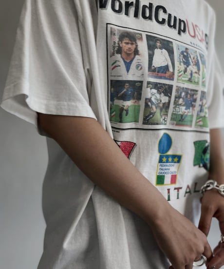 【USED】 '94 World Cup USA Team Italia T-shirt / 220827-019