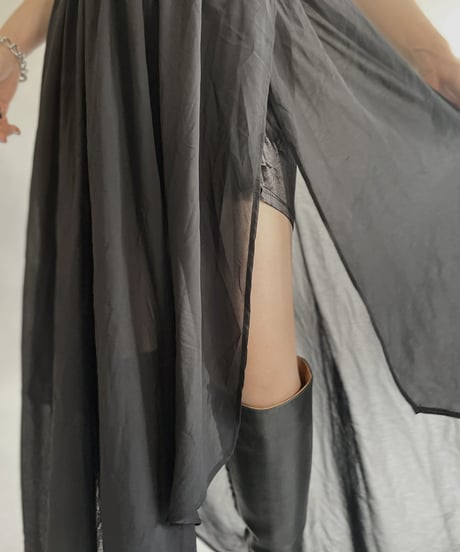 【USED】 Poly Long Skirt / 220611-015