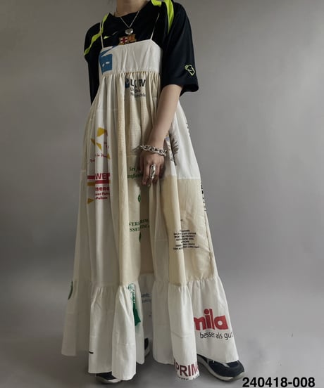 【RE;CIRCLE】RE Eco-Friendly Bag Camisole Long One-piece / 240418
