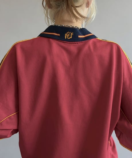 【USED】 00's adidas Spain Soccer Shirt / 260530-020