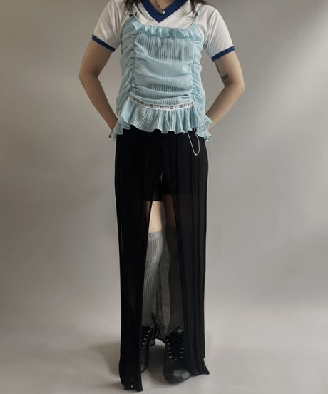 【RE;CIRCLE】RE Code Lingerie Camisole Top  / 230817-006