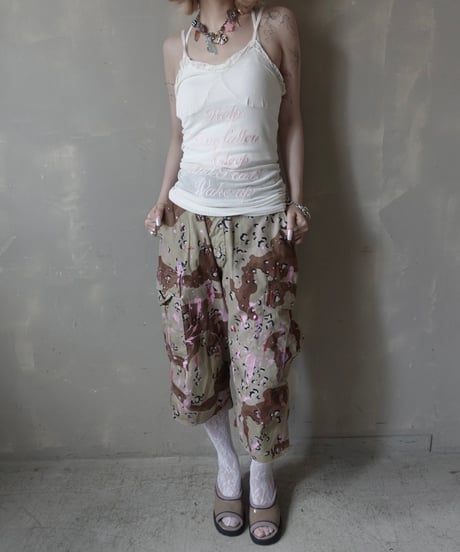 【RE;CIRCLE】 Re Embroidered Camisole Top  /  250724-013