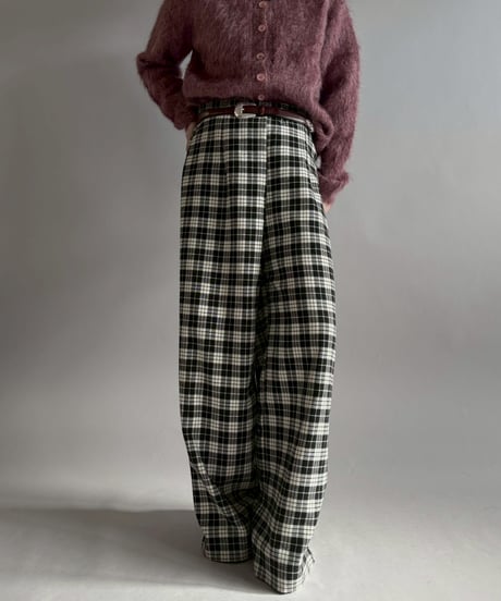 【USED】 Plaid Easy Pants / 260117-016