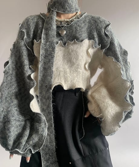 【RE;CIRCLE】 RE Mellow Knit Top /  241121-017
