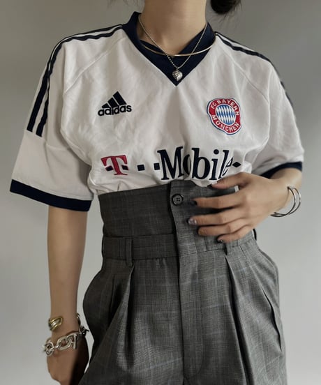 【USED】 adidas FC BAYERN S/S Soccer T-Shirt / 230629-004
