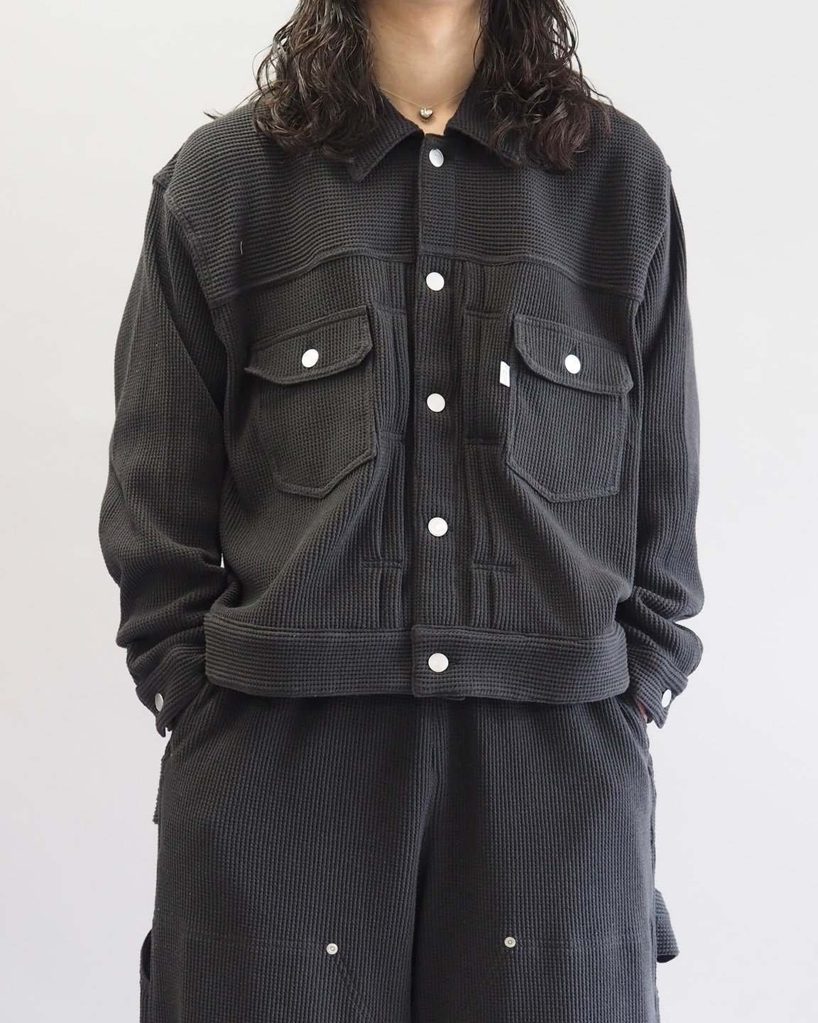 COSMOS TEXAS】24ss Second Jacket Black / 240311