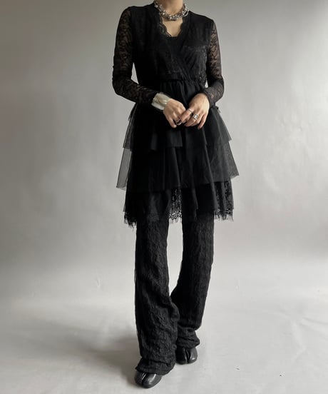 【USED】 Lace Patterned One-Piece/240928-018