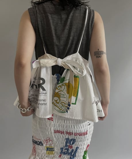 【RE;CIRCLE】RE Eco-Friendly Bag Camisole Bustier / 230622-007