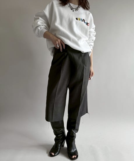 【USED】 END IS NEAR 90's Jerzees L/S Sweat Top /250329-019