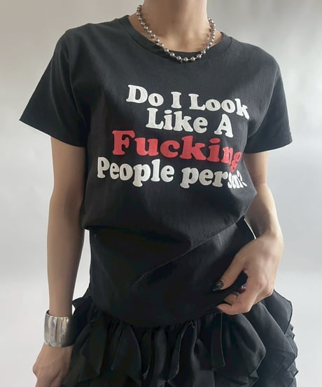 【USED】 RESIZED 00s message T-Shirt / 250830-022
